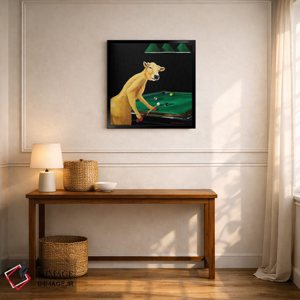 تابلو دکوراتیو کارولینا در کلاب ۶۸ اثر لورا کرتین - D6B