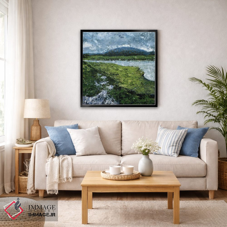 تابلو دکوراتیو منظره ایرلندی اثر لادارا مک کینون - D6B