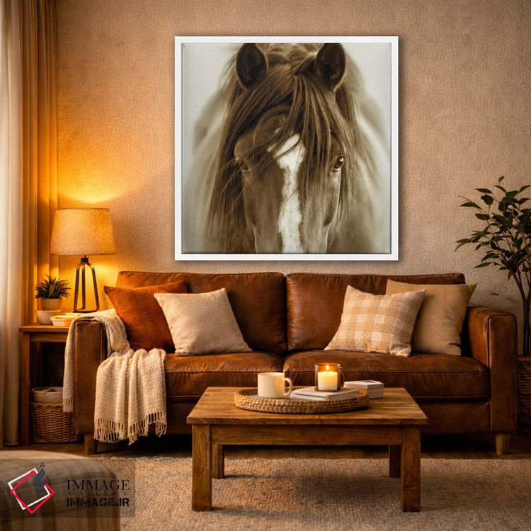 تابلو دکوراتیو اسب شبح وار اثر لیزا دیرینگ - D1W