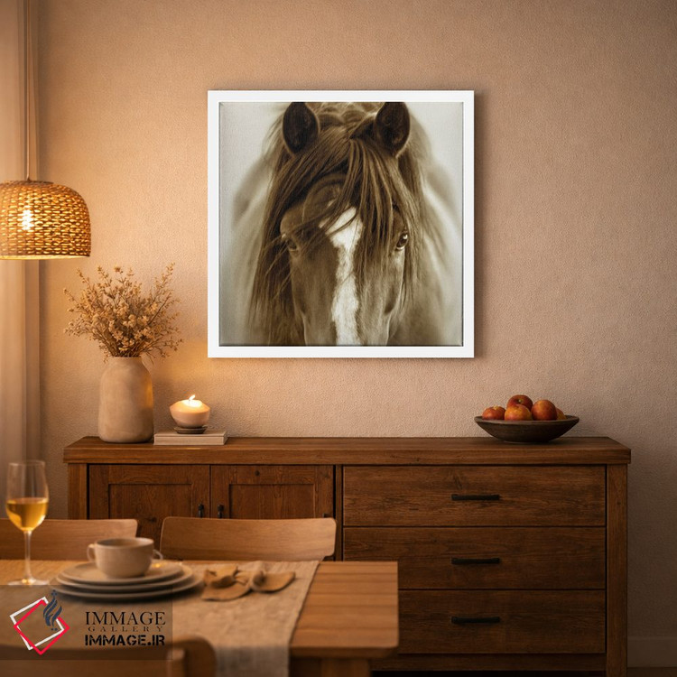 تابلو دکوراتیو اسب شبح وار اثر لیزا دیرینگ - D2W