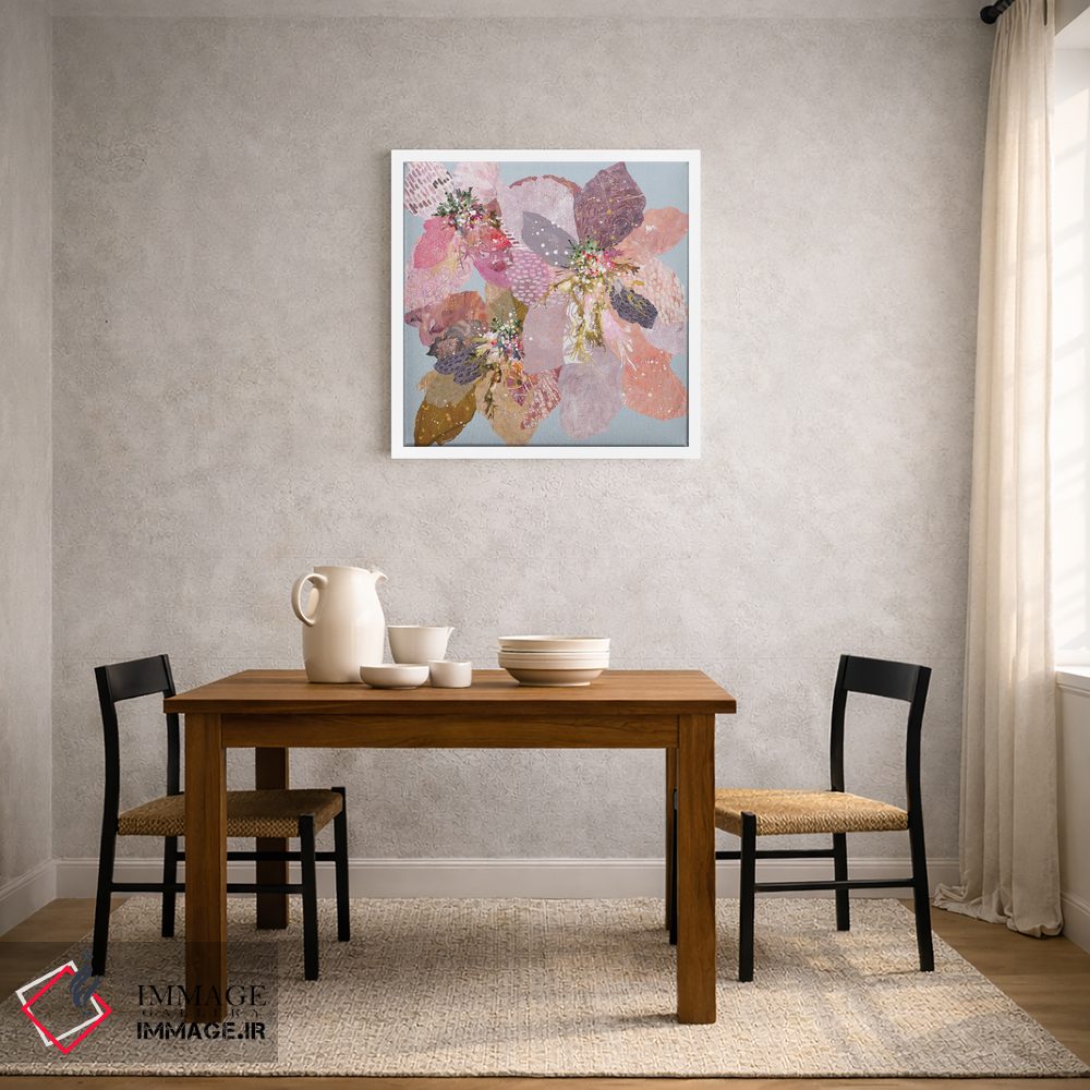 تابلو دکوراتیو آسمان آبی گل گندم اثر لیان داکینو - D2W