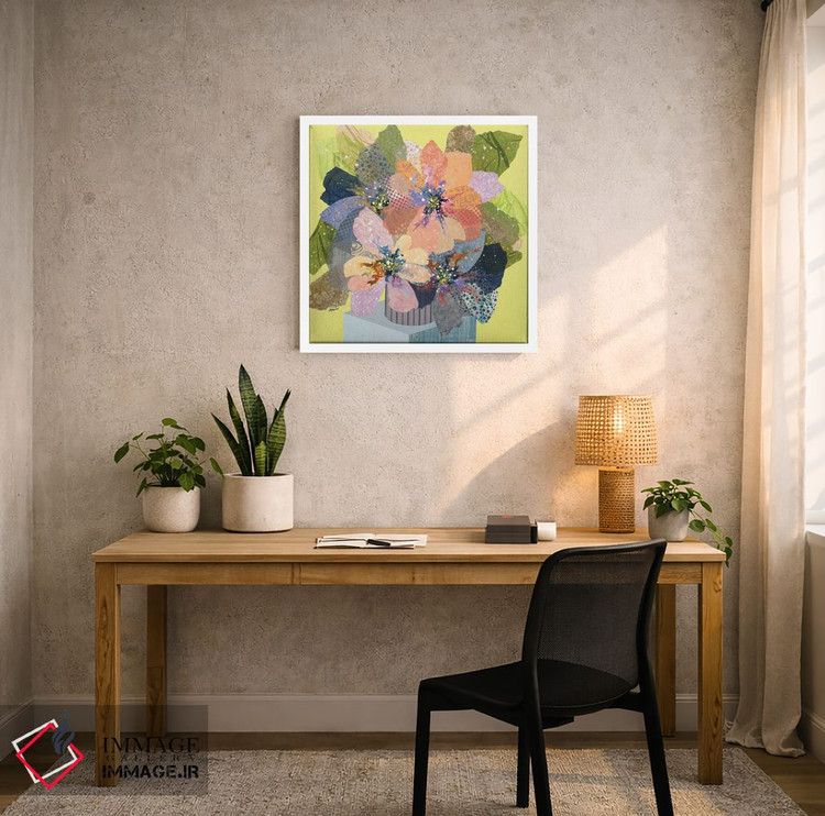 تابلو دکوراتیو دسته گل کلمنتین اثر لیان داکینو - D6W