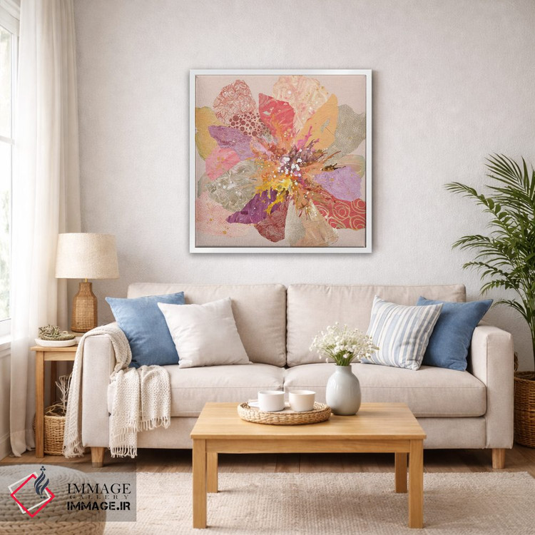 تابلو انتزاعی فقط بگو آره اثر لیان داکینو - D2W