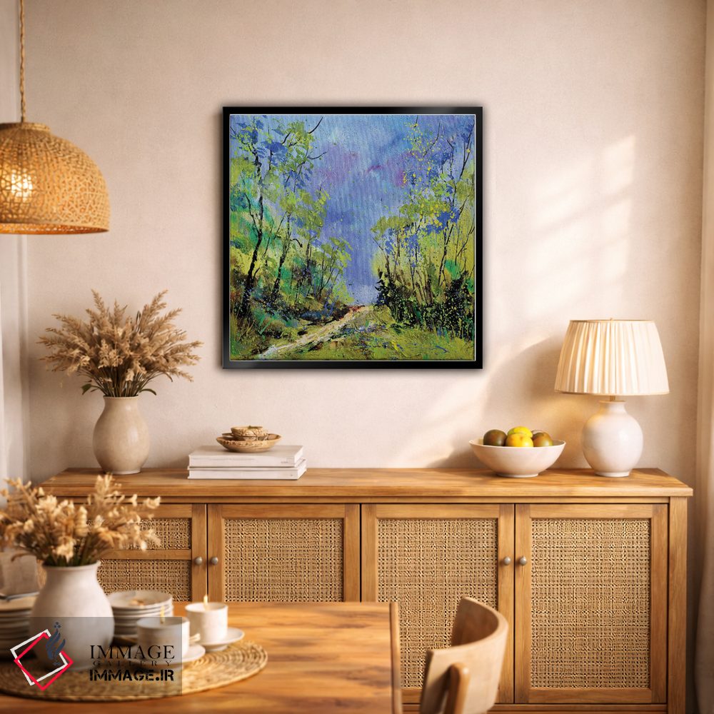 تابلو انتزاعی مسیر بهاری اثر پل لدنت - D2B