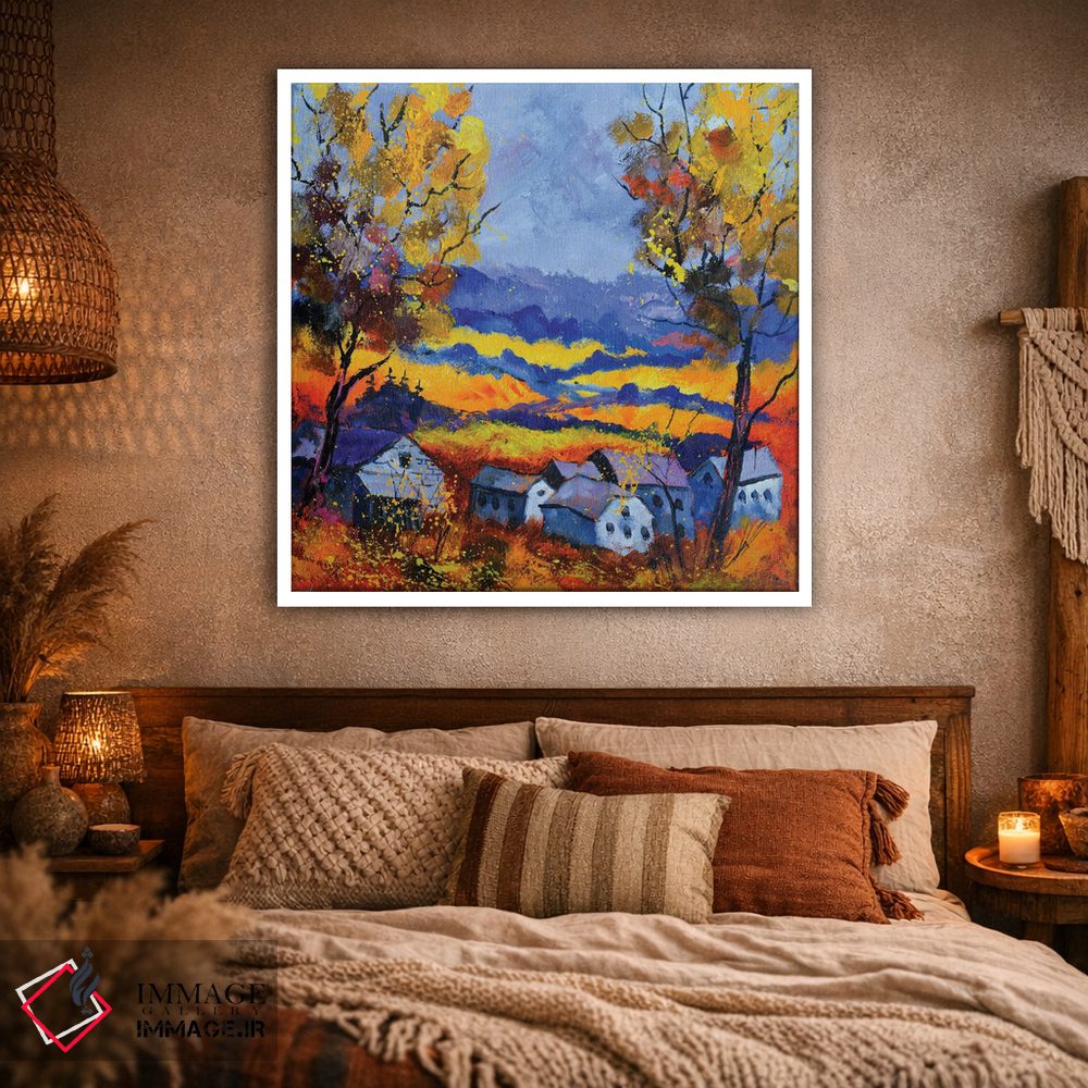 تابلو انتزاعی پاییز در اووری اثر پل لدنت - D1W