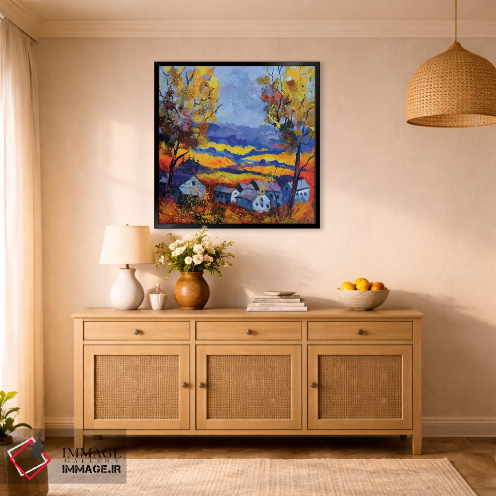 تابلو انتزاعی پاییز در اووری اثر پل لدنت - D2B