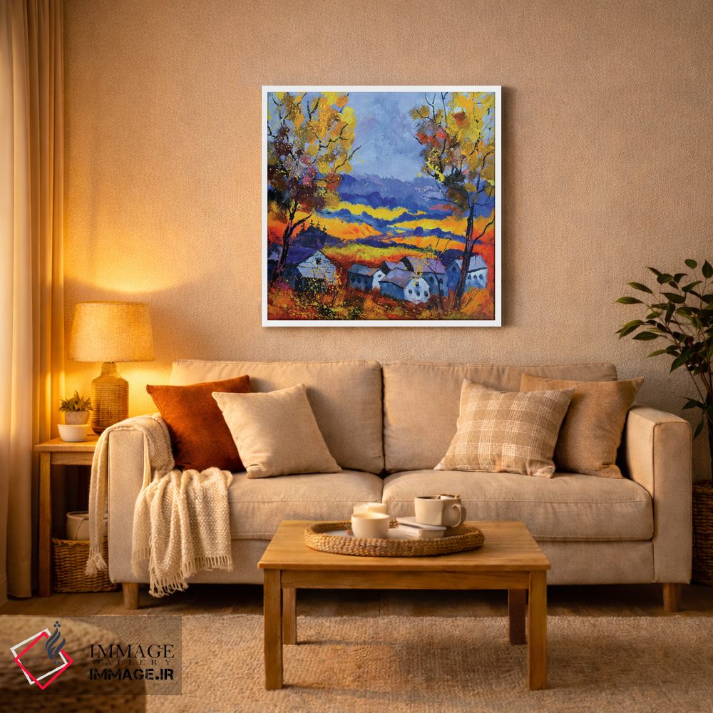 تابلو انتزاعی پاییز در اووری اثر پل لدنت - D4W