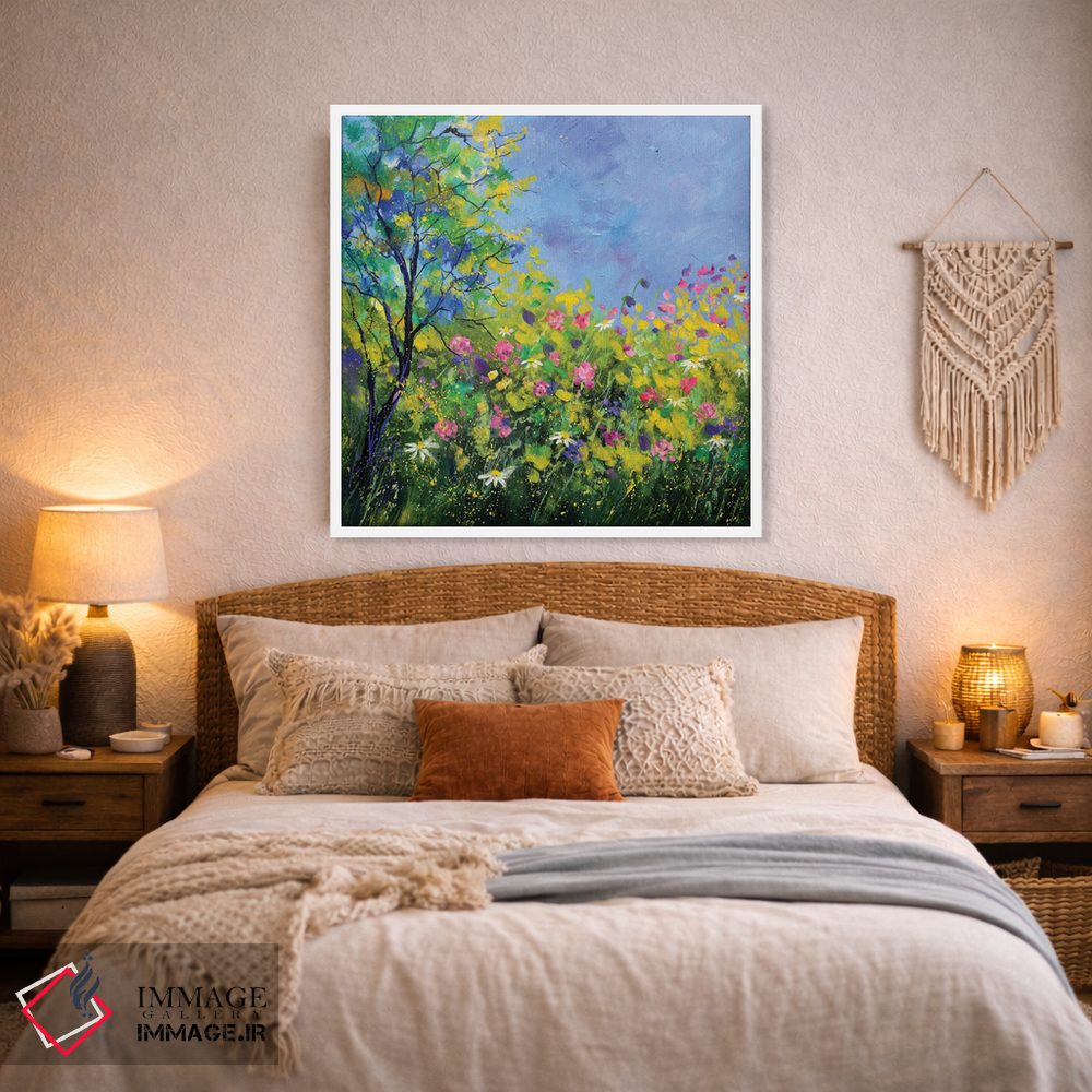 تابلو انتزاعی بهار اثر پل لدنت - D1W