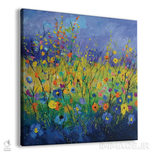 تابلو انتزاعی تابستانی پس از کووید اثر پل لدنت - نمای پرسپکتیو محصول