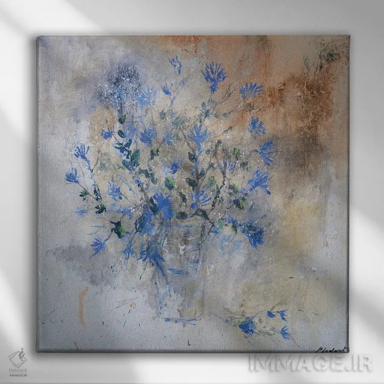 تابلو انتزاعی یافته شده در پمپئی اثر پل لدنت - نمای روبهرو روی دیوار