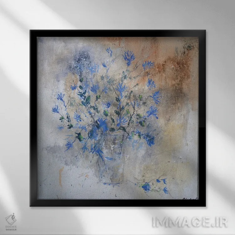 تابلو انتزاعی یافته شده در پمپئی اثر پل لدنت - نمای قابدار مشکی