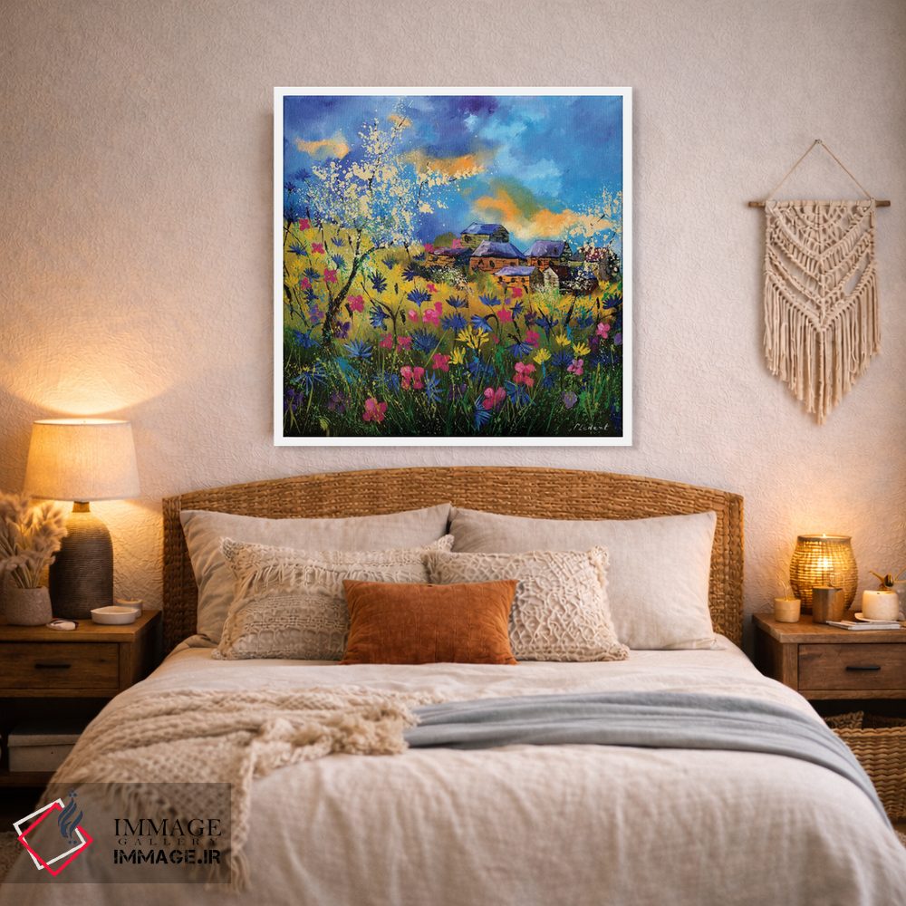 تابلو انتزاعی تابستان اثر پل لدنت - D2W