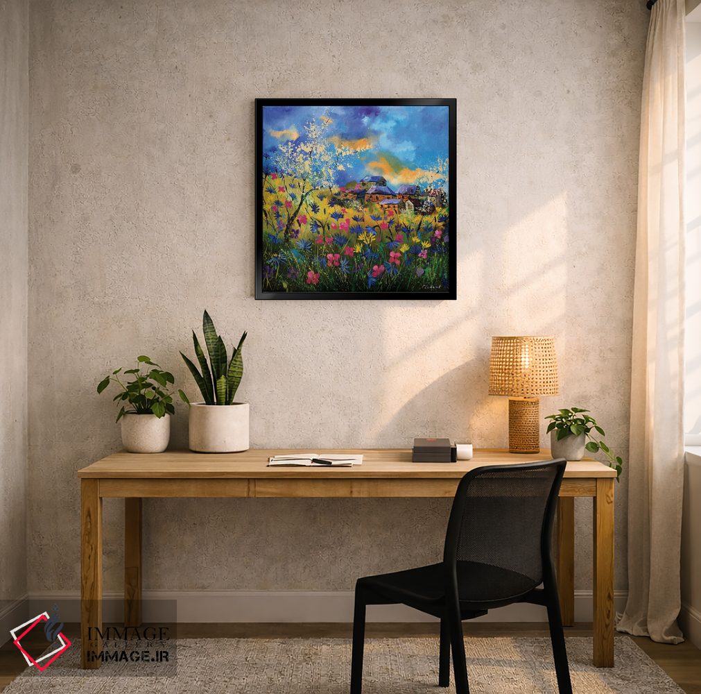 تابلو انتزاعی تابستان اثر پل لدنت - D5B