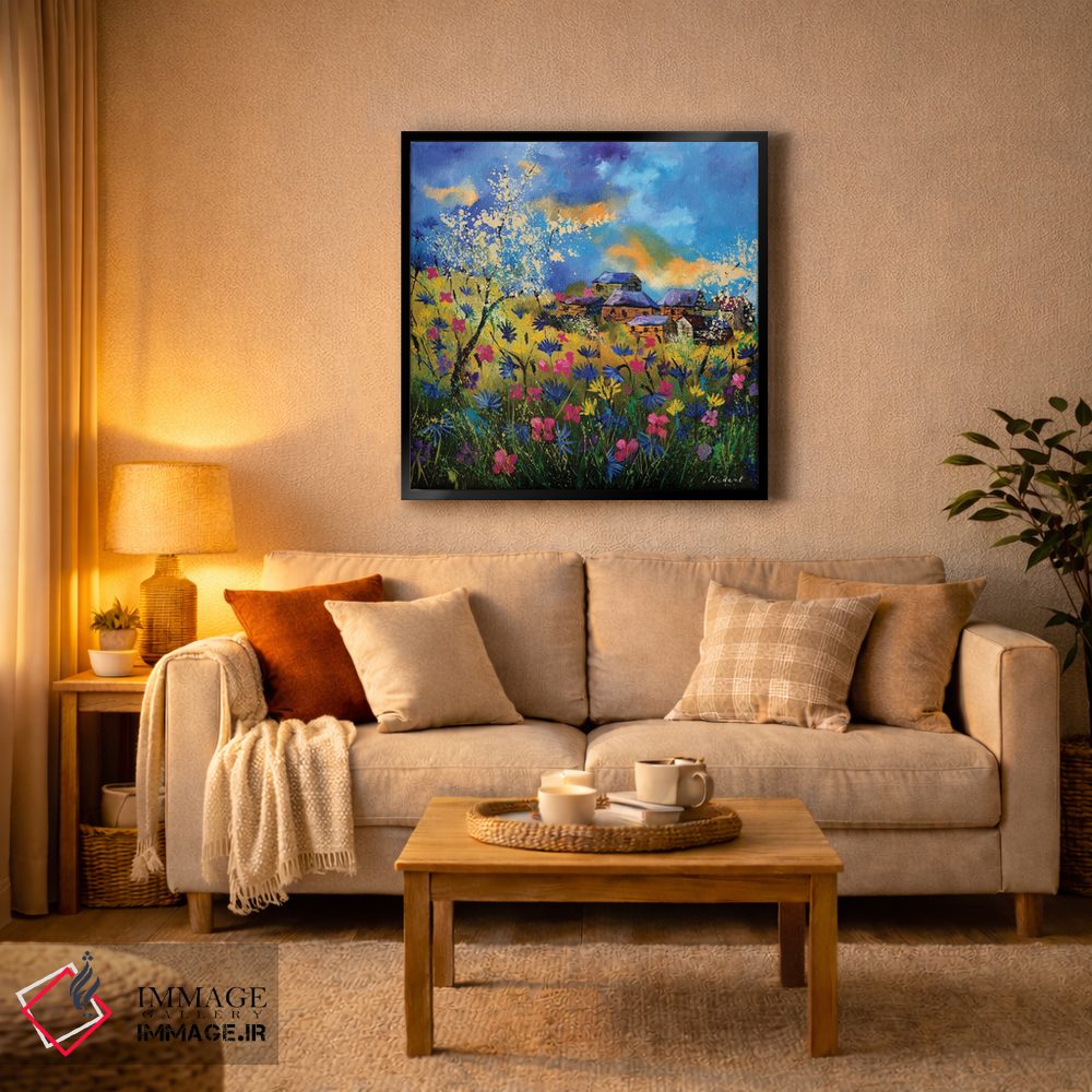 تابلو انتزاعی تابستان اثر پل لدنت - D3B