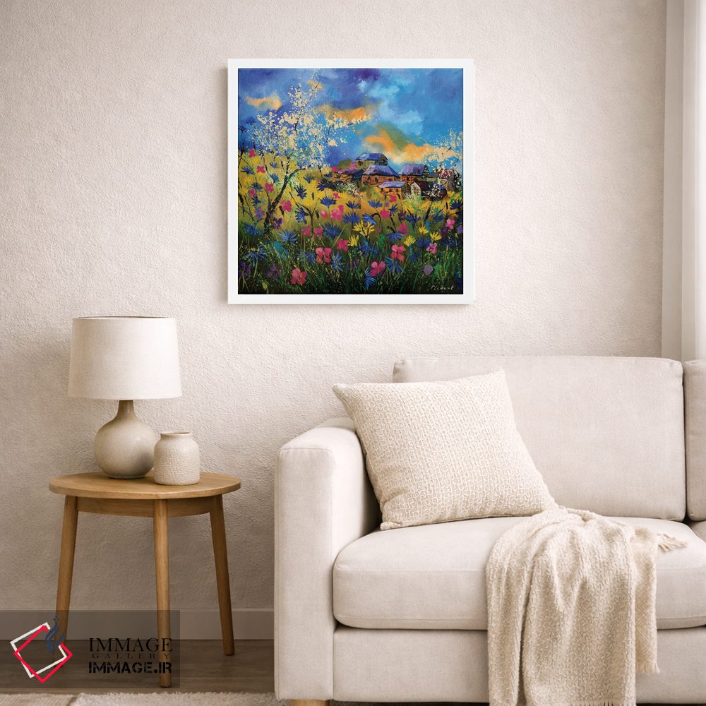 تابلو انتزاعی تابستان اثر پل لدنت - D4W