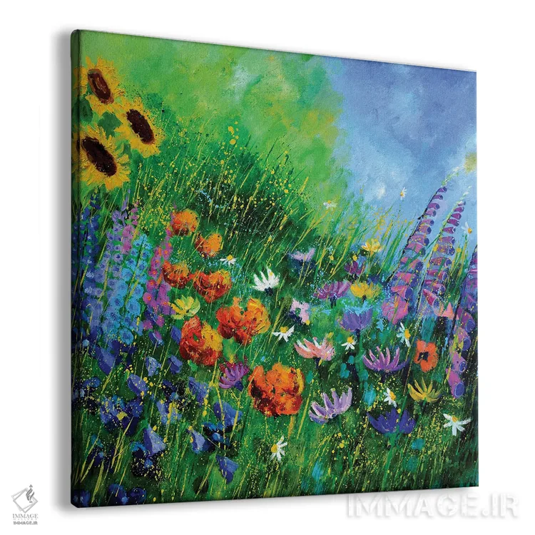 تابلو دکوراتیو باغ همسایه ام اثر پل لدنت - نمای پرسپکتیو محصول