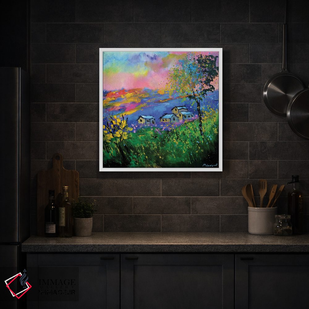 تابلو دکوراتیو روستایی در سرزمین عجایب اثر پل لدنت - D3W