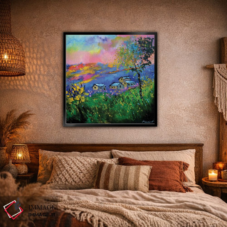 تابلو دکوراتیو روستایی در سرزمین عجایب اثر پل لدنت - D2B