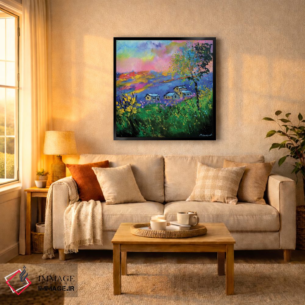 تابلو دکوراتیو روستایی در سرزمین عجایب اثر پل لدنت - D6B