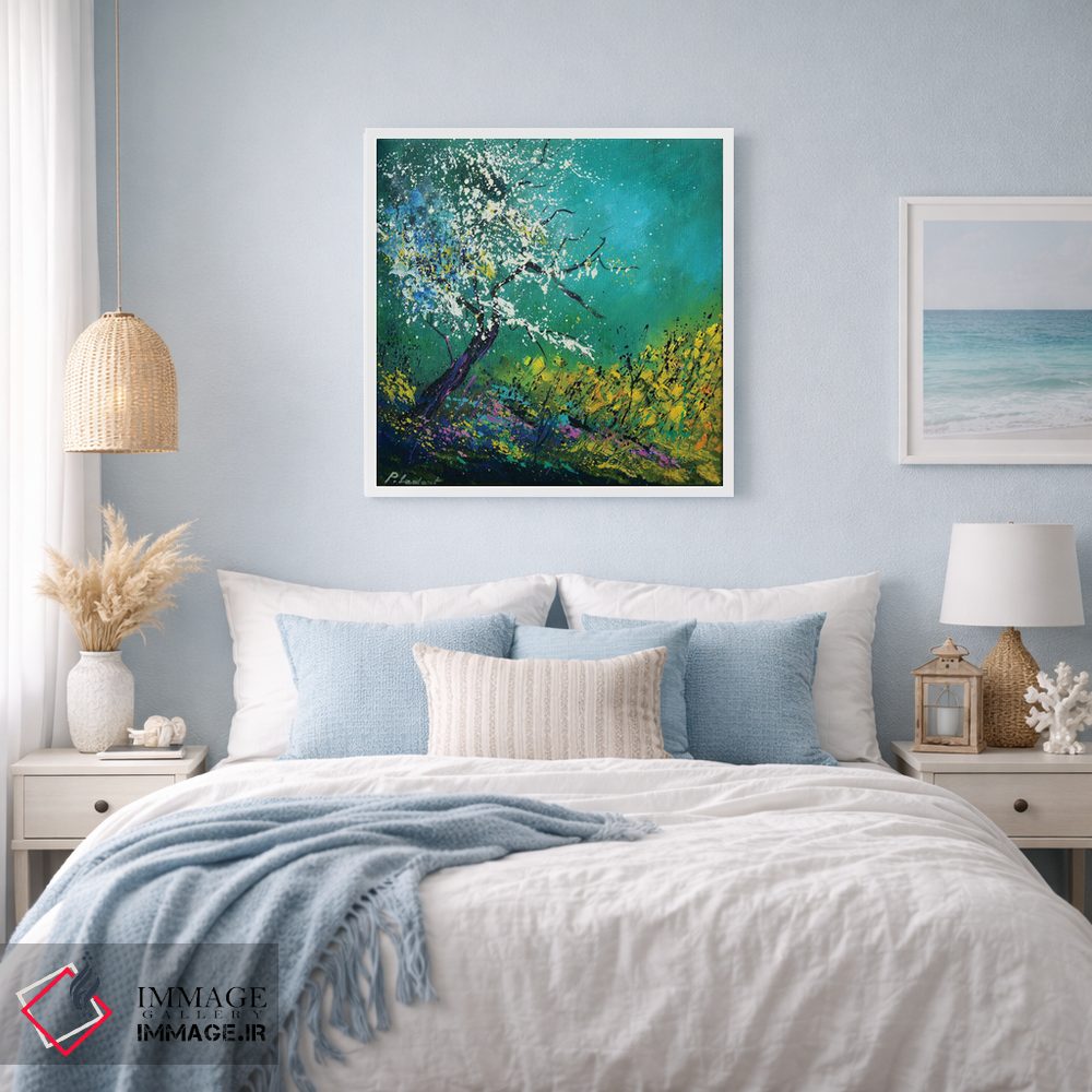 تابلو انتزاعی بهاری پر از امید اثر پل لدنت - D1W