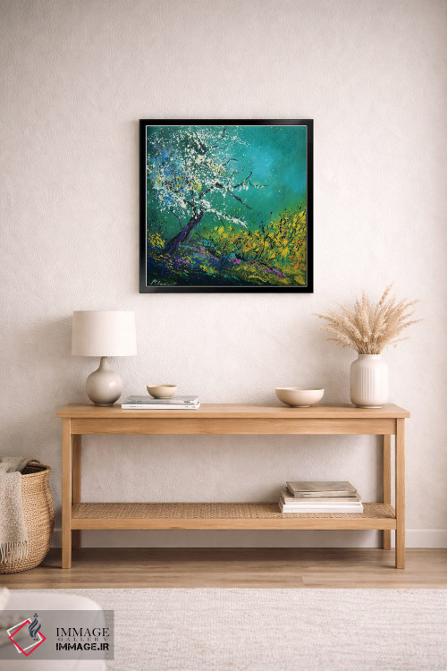 تابلو انتزاعی بهاری پر از امید اثر پل لدنت - D3B