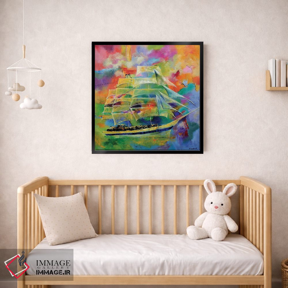 تابلو دکوراتیو قایقرانی اثر پل لدنت - D3B
