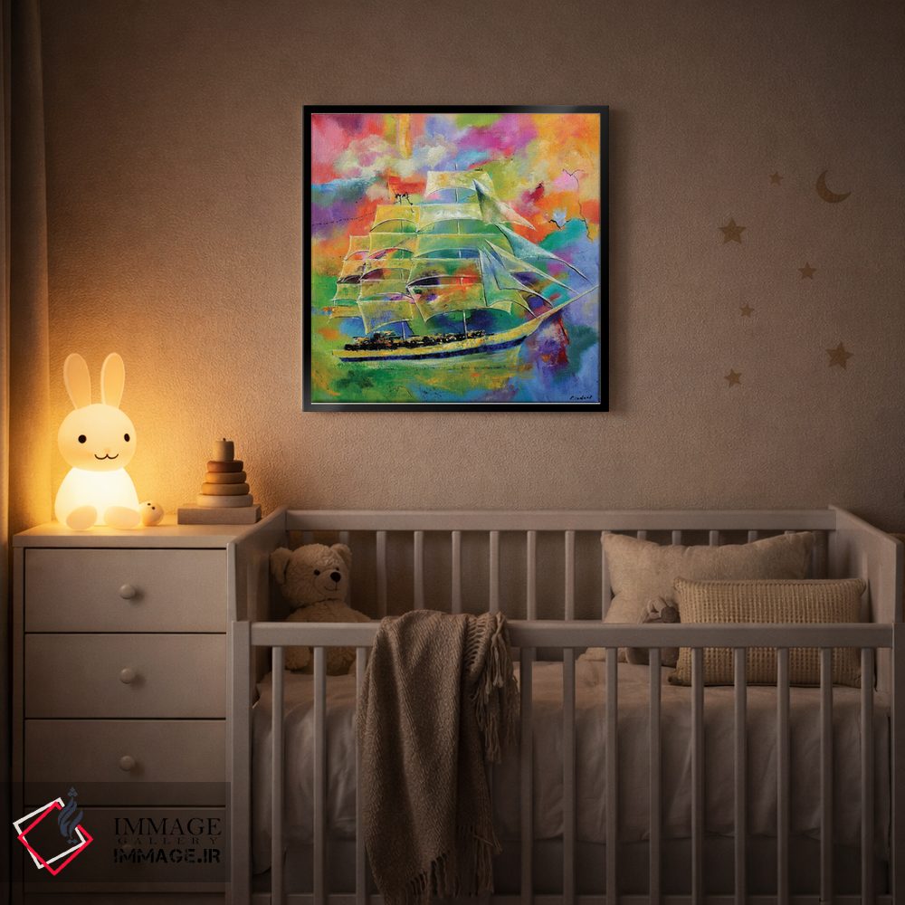 تابلو دکوراتیو قایقرانی اثر پل لدنت - D4B