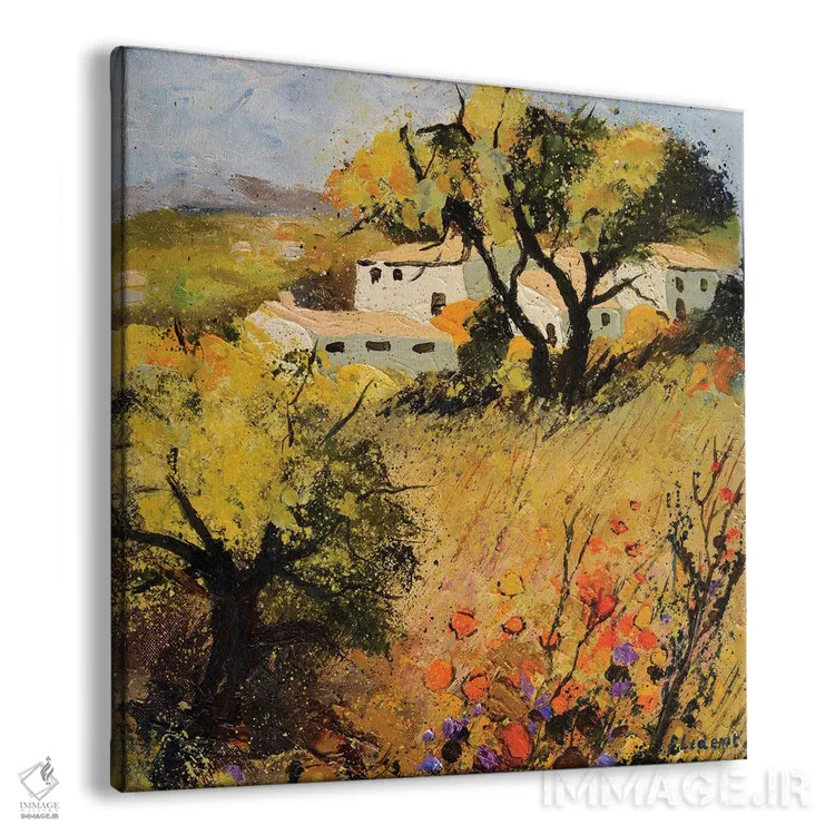 تابلو دکوراتیو پروانس ۲ اثر پل لدنت - نمای پرسپکتیو محصول