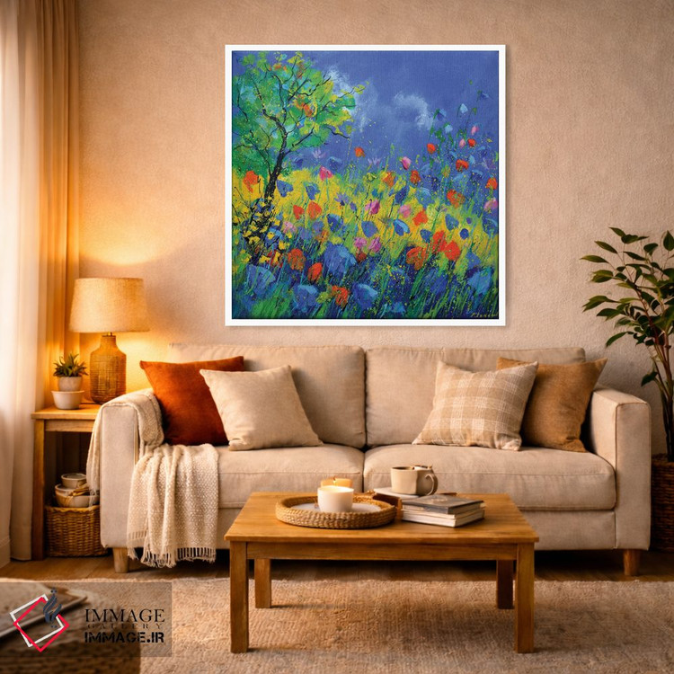 تابلو انتزاعی رقص تابستانی اثر پل لدنت - D1W