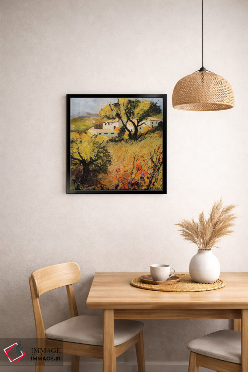 تابلو دکوراتیو پروانس ۲ اثر پل لدنت - D1B