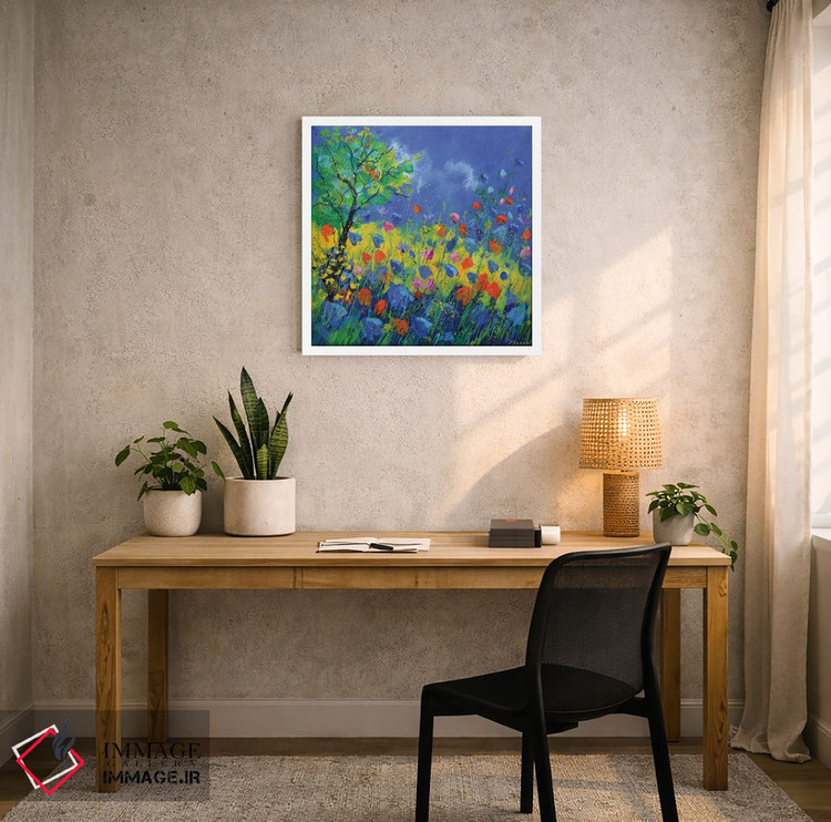 تابلو انتزاعی رقص تابستانی اثر پل لدنت - D3W