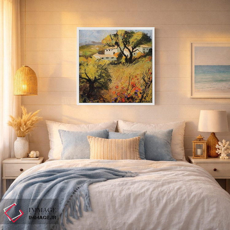 تابلو دکوراتیو پروانس ۲ اثر پل لدنت - D6W