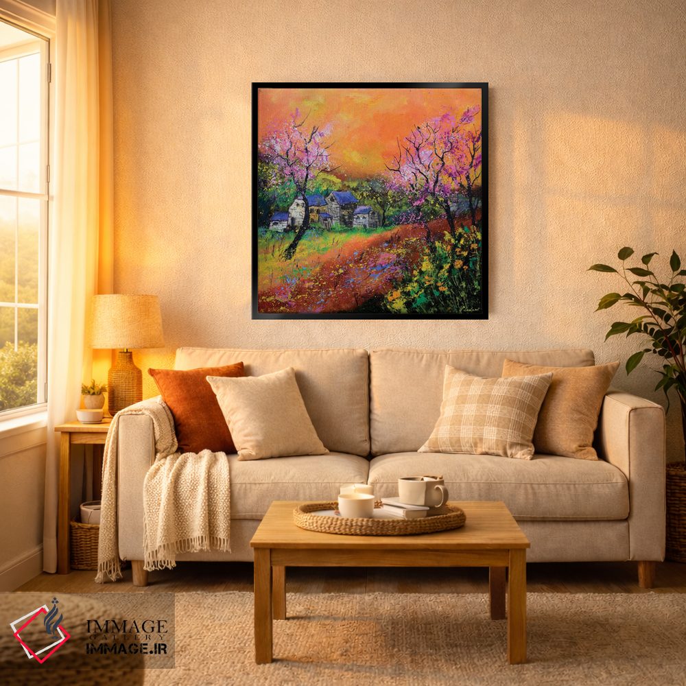 تابلو دکوراتیو بهار اثر پل لدنت - D5B