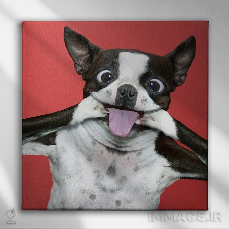 تابلو دکوراتیو دردسر تریر اثر لوند روزر - نمای روبهرو روی دیوار