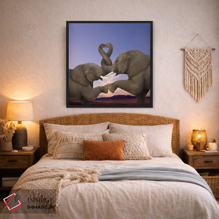 تابلو دکوراتیو خرطوم های تاب خورده اثر لوند روزر - D3B