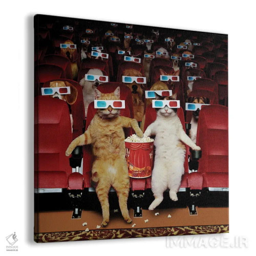 تابلو دکوراتیو نمایش حیوانات خانگی اثر لوند روزر - نمای پرسپکتیو محصول