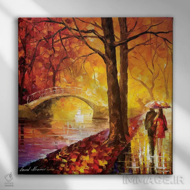 تابلو دکوراتیو احساسات خیالی اثر لئونید آفرموف - نمای روبهرو روی دیوار