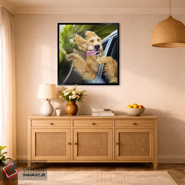 تابلو دکوراتیو بهشت سگ ها اثر لوند روزر - D2B