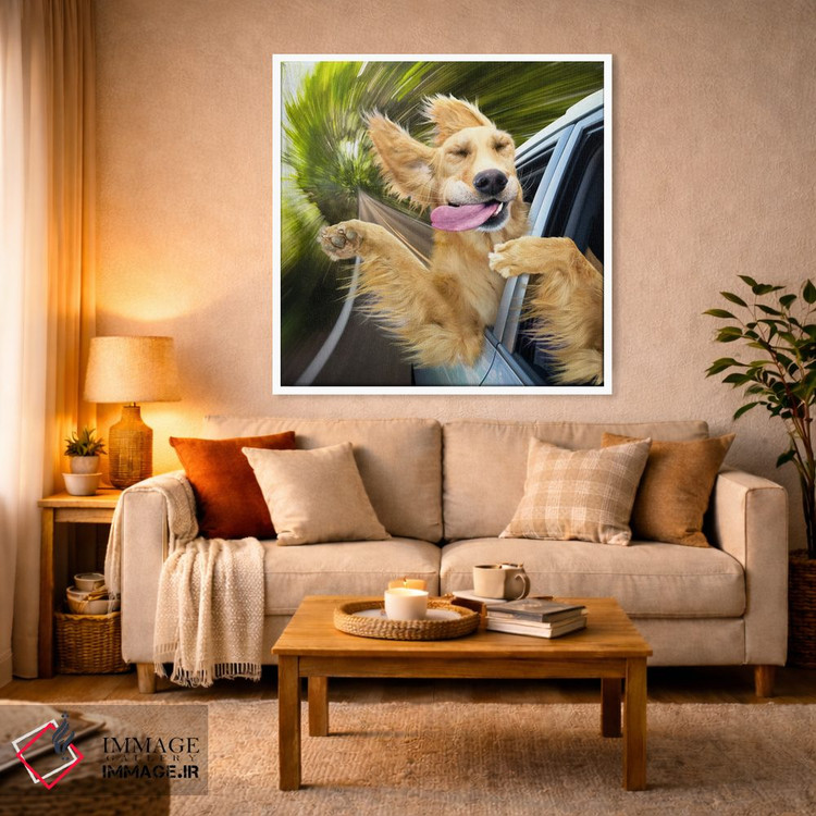 تابلو دکوراتیو بهشت سگ ها اثر لوند روزر - D4W