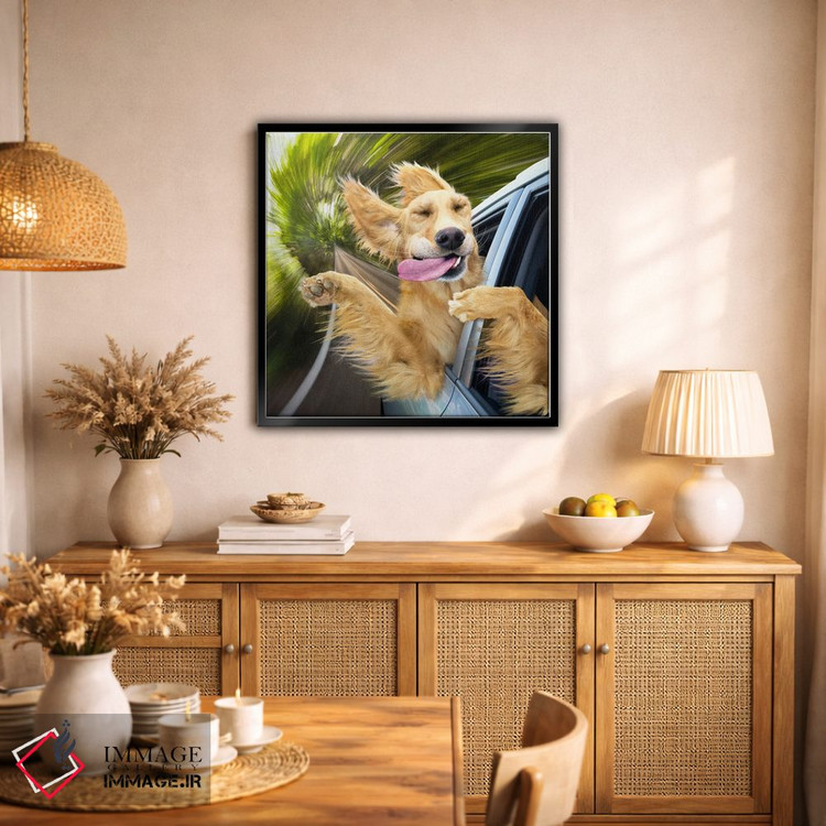تابلو دکوراتیو بهشت سگ ها اثر لوند روزر - D3B