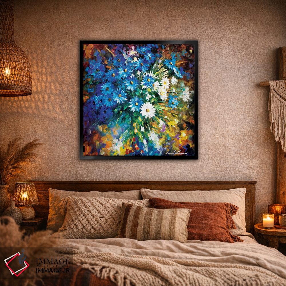 تابلو دکوراتیو دسته گل شادی اثر لئونید آفرموف - D2B