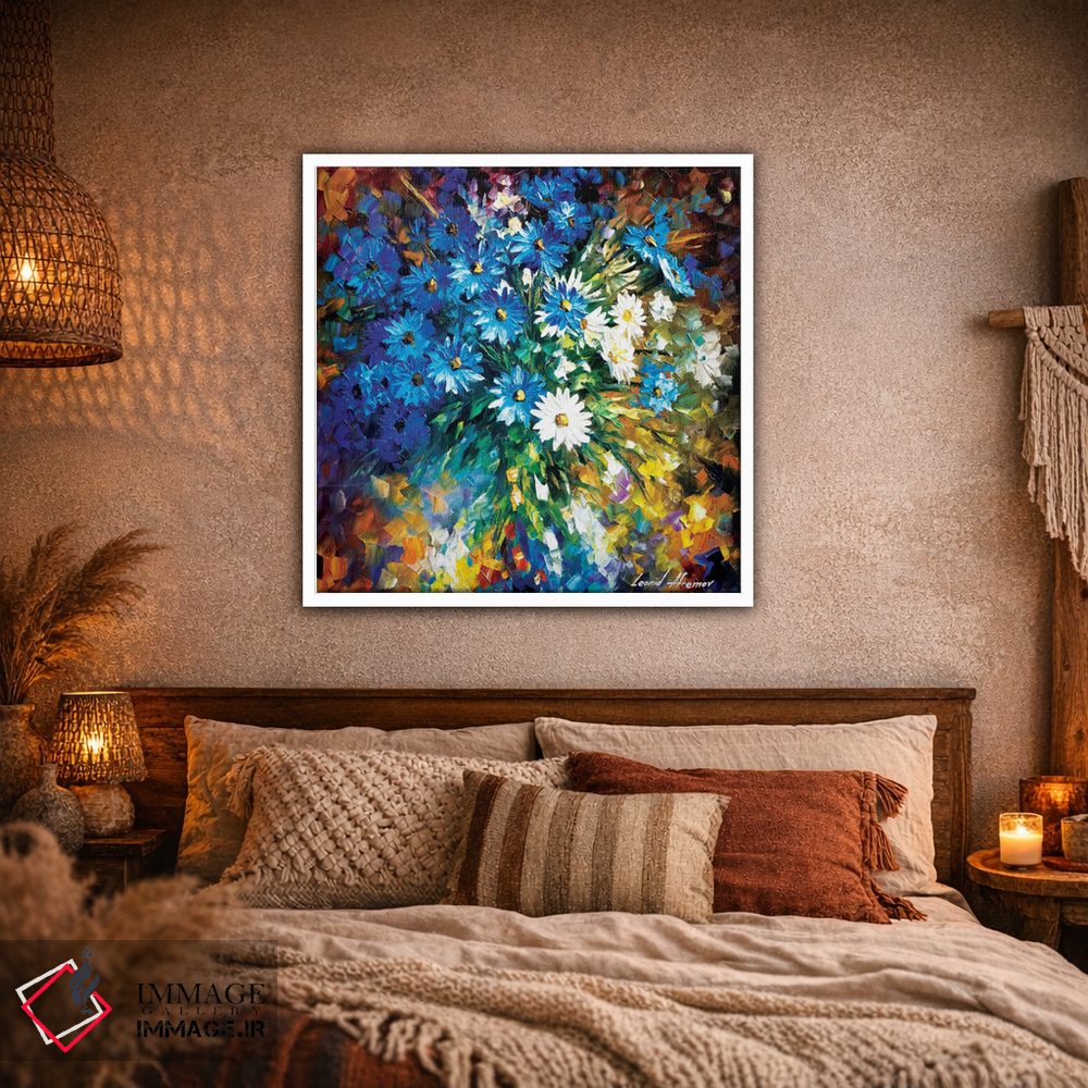 تابلو دکوراتیو دسته گل شادی اثر لئونید آفرموف - D1W
