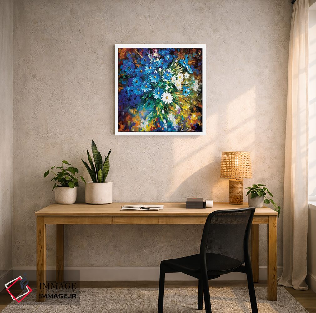 تابلو دکوراتیو دسته گل شادی اثر لئونید آفرموف - D5W