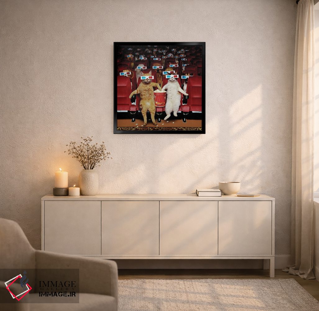تابلو دکوراتیو نمایش حیوانات خانگی اثر لوند روزر - D5B