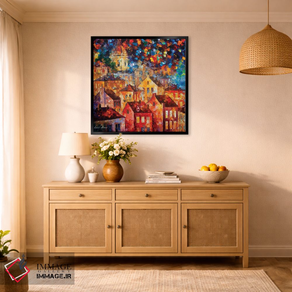 تابلو دکوراتیو تپه های رویایی من اثر لئونید آفرموف - D2B