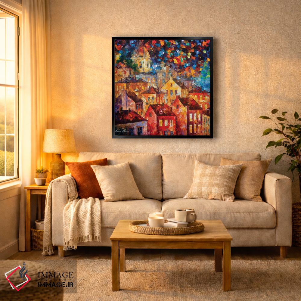 تابلو دکوراتیو تپه های رویایی من اثر لئونید آفرموف - D6B