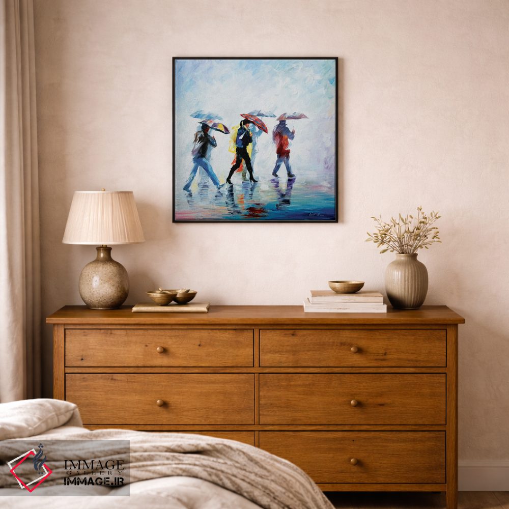 تابلو دکوراتیو پشت مه اثر لئونید آفرموف - D1B