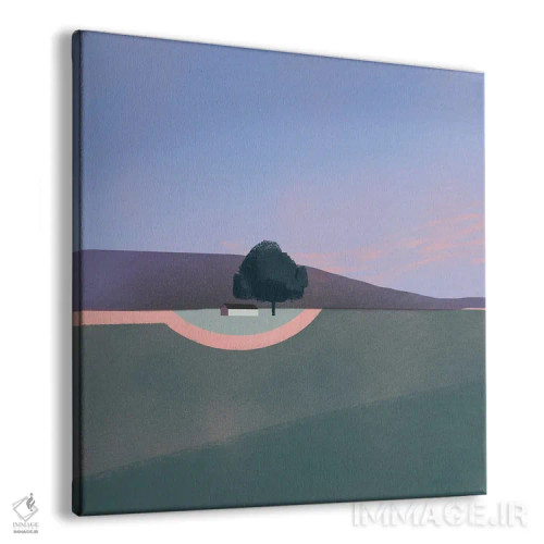 تابلو مینیمال انبار آرام اثر لیتل باور - نمای پرسپکتیو محصول