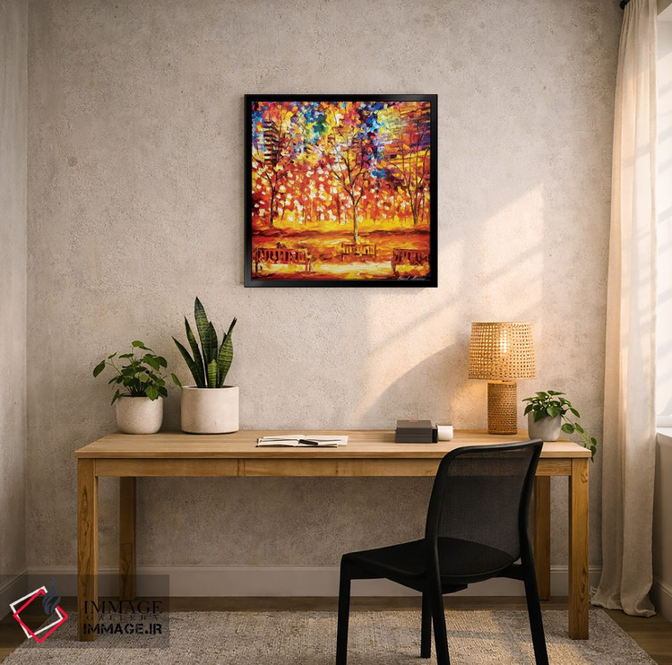 تابلو دکوراتیو منظره ای از پارک اثر لئونید آفرموف - D6B