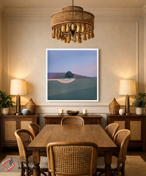 تابلو مینیمال انبار آرام اثر لیتل باور - D2W